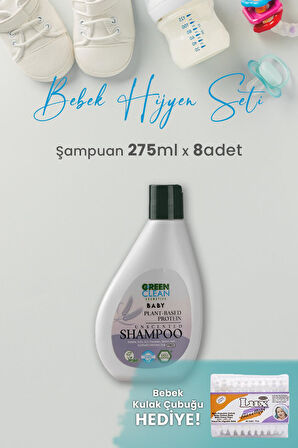 Green Clean Baby Şampuan 275 ml x 8 Adet ve Hediyeli