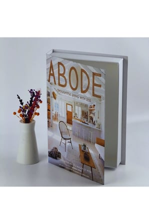 Kitap Görünümlü Dekoratif Kutu, Iskandinav Tarzı Kitap Şeklinde Saklama Kutusu, Ev Dekorasyonu, Modern Ev Dekorasyonu- Abode