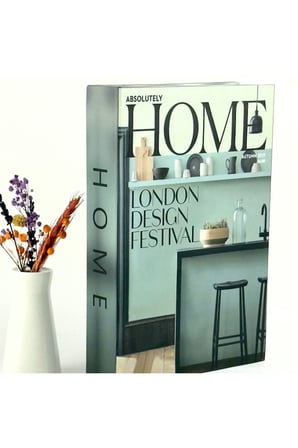 Kitap Görünümlü Dekoratif Kutu, Iskandinav Tarzı Kitap Şeklinde Saklama Kutusu, Ev Dekorasyonu, Modern Ev Dekorasyonu- Home