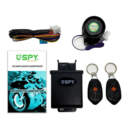 Motosiklet Alarm Sistemi 2 Kumandalı Motor Güvenlik Sistemi Sesli Alarm Sistemi 120dB