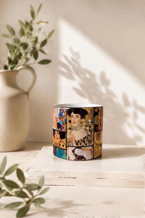 Gustav Klimt Sanat Koleksiyonu Kupa Bardak (230 ml) - Sanat Temalı Dekoratif Kahve Kupası