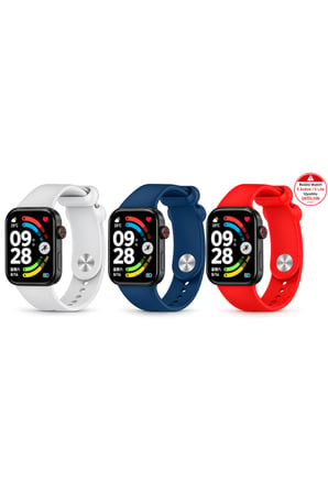Xiaomi Redmi Watch Redmi Watch 4/5/6 & 6 Active / Lite & Smart Band 10 Pro / 9 Pro / 8 Pro Uyumlu 3'lü Spor Silikon Kordon Kayış Set