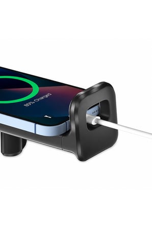 360° Ayarlanabilir Araç İçi Koltuk Arası Arkası Telefon ve Tablet Tutucu | Universal Araç İçi Klipsli Döner Stand | 4.7-12.9 İnç Uyumlu Tutacağı