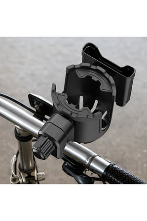 Motosiklet Telefon Tutucu ve Şişe Tutucu 2’si 1 Arada Ayarlanabilir 360° Gidon Aparatı Bisiklet Scooter Elektrikli Bisiklet Uyumlu