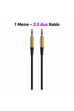 Tak Çalıştır Lightning (iphone) to 3.5mm Aux Jack Kulaklık Dönüştürücü Çevirici Kablo 12cm