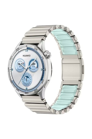 Huawei Watch Gt2 Gt2e Gt3 Gt4 Gt 5 Gt6 Gt7 Pro Se Elite 46mm Uyumlu 22mm Çift Renk Paslanmaz Metal Kordon Kayış