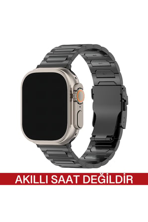 Apple Watch 11 10 46mm 9 8 7 6 SE Ultra 2 3 Uyumlu 44-45-49mm Premium Titan Paslanmaz Çelik Kordon
