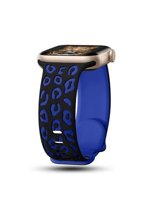 Xiaomi Redmi Watch 6 Active / Lite & Redmi Watch 4/5/6 & Smart Band 10 Pro / 9 Pro / 8 Pro Uyumlu Uyumlu Leopar Desen Silikon Kordon