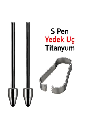 Tüm Samsung Note / S Pen Dokunmatik Kalem Ucu ile Uyumlu Yedek Kalem Ucu 5 Adet + Çıkartma Aparatı