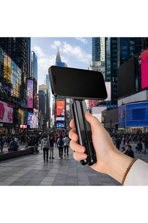 Metal Katlanabilir MagSafe Stand Laptop Tablet Telefon Tutucu Selfie Çubuğu 360° Döner Ayarlanabilir Taşınabilir Stand