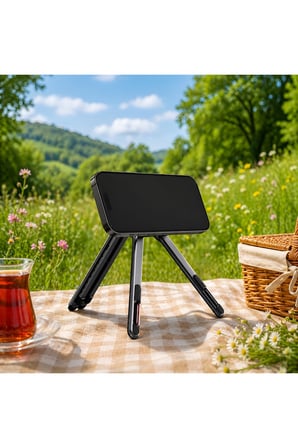 Metal Katlanabilir MagSafe Stand Laptop Tablet Telefon Tutucu Selfie Çubuğu 360° Döner Ayarlanabilir Taşınabilir Stand
