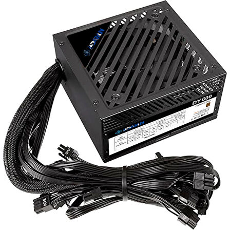 DARYUN Dy600 600w80 Plus Bronze Siyah Güç Kaynağı