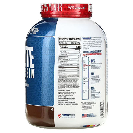 Dymatize Elite Casein(Kasein) Whey Protein 1.8 Kg - 50 Servis