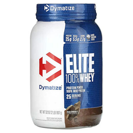 Dymatize, Elite 100% Whey Protein Powder 907 Gram (Abd menşei)