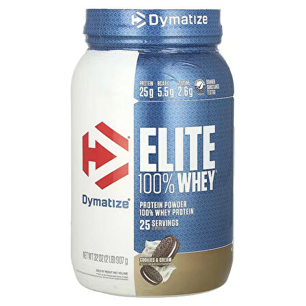 Dymatize, Elite 100% Whey Protein Powder 907 Gram (Abd menşei)