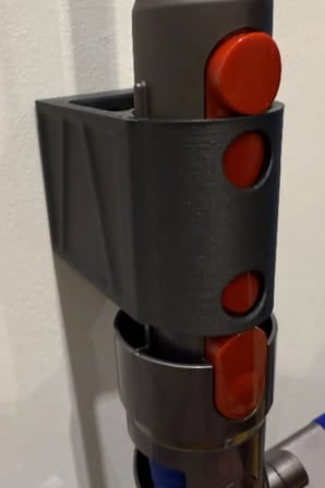 Dyson V15/V11/V10/V8/V7 Aksesuar Montaj Aparatı/Tutucu - Çift Derinlikli Sürüm
