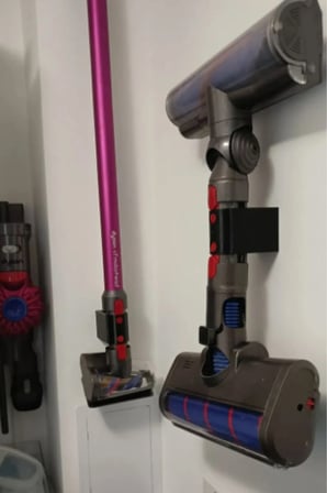 Dyson V15/V11/V10/V8/V7 Aksesuar Montaj Aparatı/Tutucu - Çift Derinlikli Sürüm
