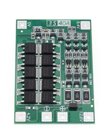 Diyotlab 3S 40A BMS 12.6V 18650 Lityum Pil Şarj Koruma Devresi