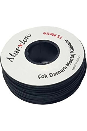 Diyotlab Çok Damarlı Montaj Kablosu Zil Teli  - 15 Metre