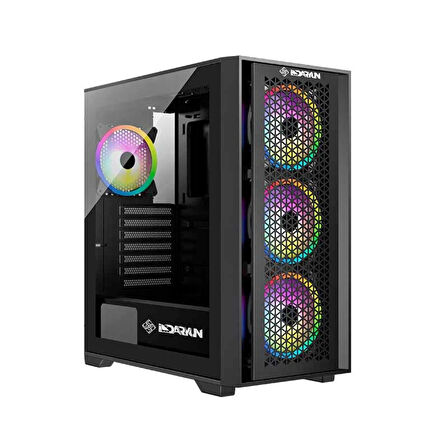 DARYUN NİRSA GAMING PRO 4 x 120 MM BLACK ARGB FANLI BİLGİSAYAR KASASI