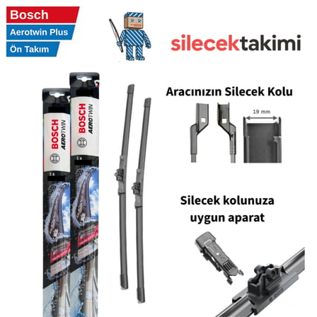 Ford Focus 3 Silecek Takımı 2016 Model Ön Bosch Aerotwin Plus