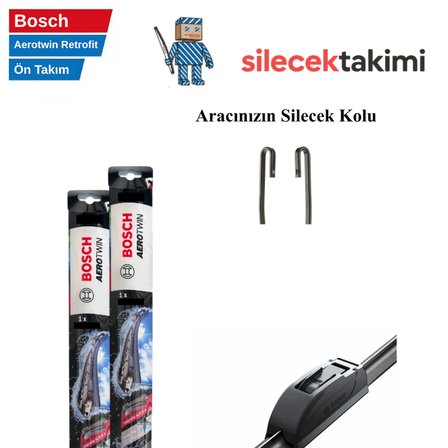 Ford Focus 1 Silecek Takımı 2002 Model Ön Bosch Aerotwin Retrofit