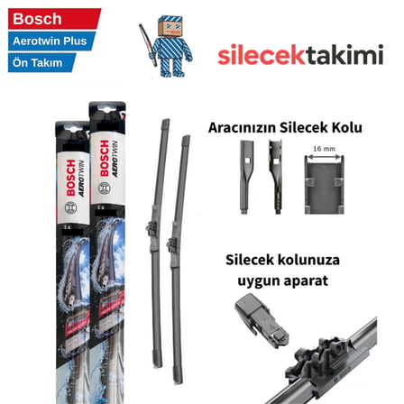 Volkswagen Taigo 2024 Silecek Takımı Ön Bosch Aerotwin Plus