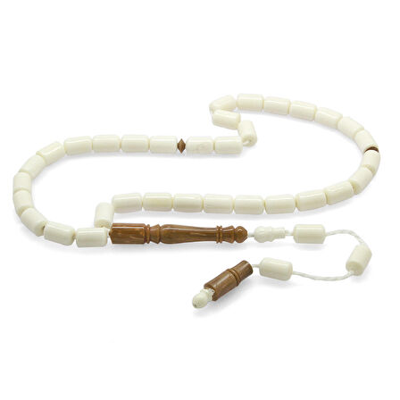 Tesbihane Sistemli Kesme Kesim Kuka İmameli Deve Kemiği Tesbih