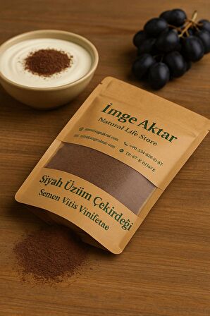 Siyah Üzüm Çekirdeği Toz 100g