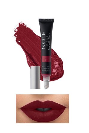 Mineral Matte Lip Cream Yarı Mat Bitişli Likit Ruj 05 Plum Wine - Kırmızı