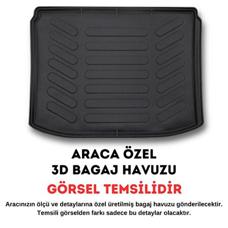 Nissan X Trail 7 Koltuk Ferrous 3D Bagaj Havuzu 2022 ve Üstü