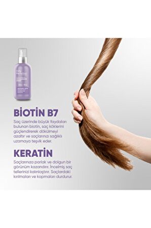 Canlandırıcı Bakım Vitamin B3 & Vitamin B7 içerikli Sıvı Saç Bakım Kremi 200 ml