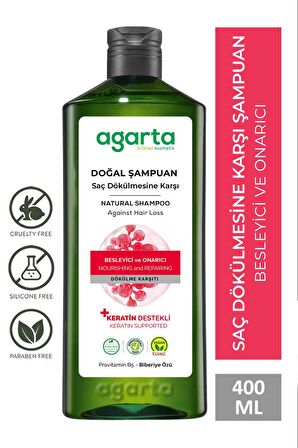Agarta Doğal Şampuan Şaç Dökülmesine Karşı Çözüm 400 ml