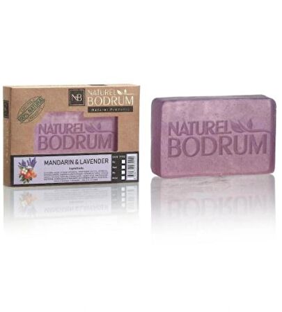 Bodrum Mandalinası Yağı & Lavanta Gliserinli Doğal Sabun 100 Gr