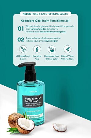 Kadınlara Özel İntim Temizleme Jeli KUNDAL Feminine Cleanser 300ml (Pitonchid)