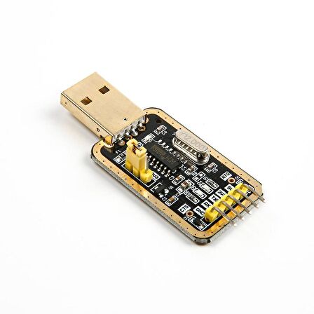 CH340G RS232 USB-TTL Seri Haberleşme Dönüştürücü Modülü + 9 Küçük Kablo