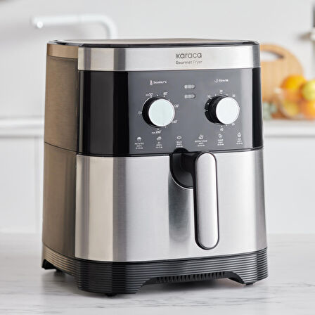 Karaca Gourmet 9 Litre Ekstra Büyük Hacim 8 Kişilik Airfryer