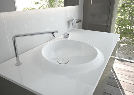 VitrA İstanbul A42304 Lavabo Bataryası, 2 Delikli Lavabolar için, Krom
