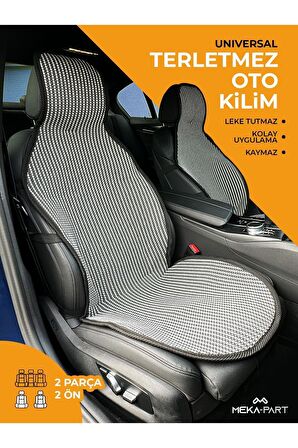 Meka Part Oto Koltuk Koruyucu Kılıf 2 Parça Universal Ön Koltuklar %100 Pamuk