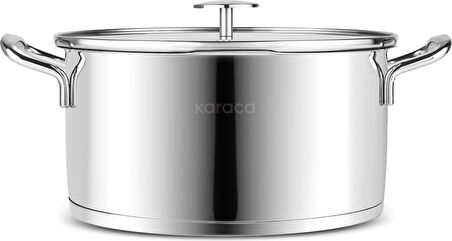 Karaca Vapor New İndüksiyon Tabanlı 8 Parça Süzgeçli Çelik Tencere Seti