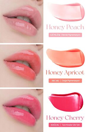 Yoğun Pigmentli ve Işıltılı Dudak Balmı Clio Crystal Glam Balm (06 Honey Fig)