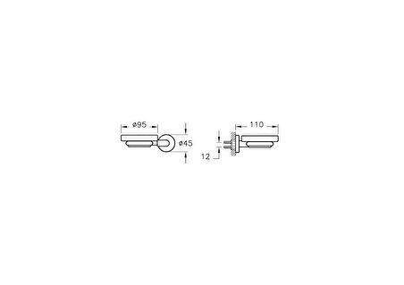 VitrA Minimax A44777 Katı Sabunluk, Krom