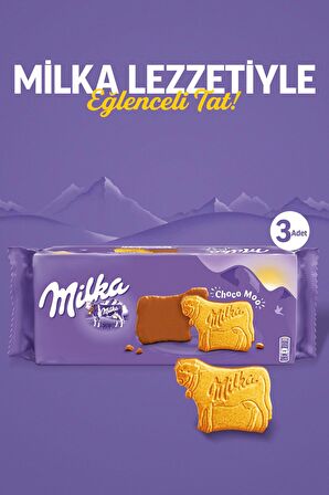 Milka Choco Moo Bisküvi 200  gr - 3 Adet