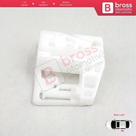 Renault Megane MK2 İçin Arka Sol Kapı Cam Kriko Klipsi