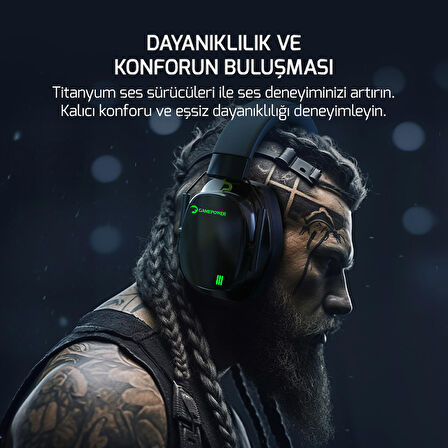 Gamepower Kai Titanium X Siyah Manyetik Pad Gaming Kulaklık