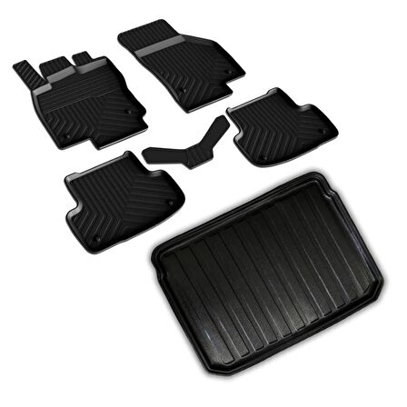 Audi A3 Sedan Ferrous 4D  Paspas ve 3D Bagaj Havuzu 2013 2020