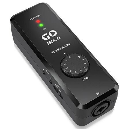 Tc Helicon Go Solo Mobil Cihazlar Için Audio/Midi Arayüzü