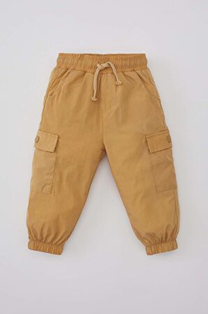 DeFacto Erkek Bebek Kargo Fit Gabardin Pantolon C0639A524SPBG247