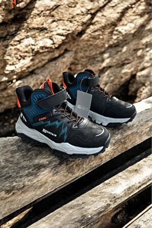 erkek çocuk botu kaymaz taban su soguk geçirmez hafif taban Çok Renkli / 31