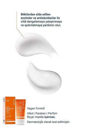 JUST PROTECTED FROM SUN - SPF50+ Leke Karşıtı Yüksek Korumalı Güneş Kremi | Tüm Cilt Tipleri 50ml